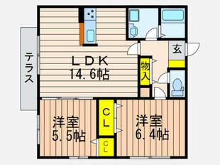 メゾンK＆Tの物件間取画像